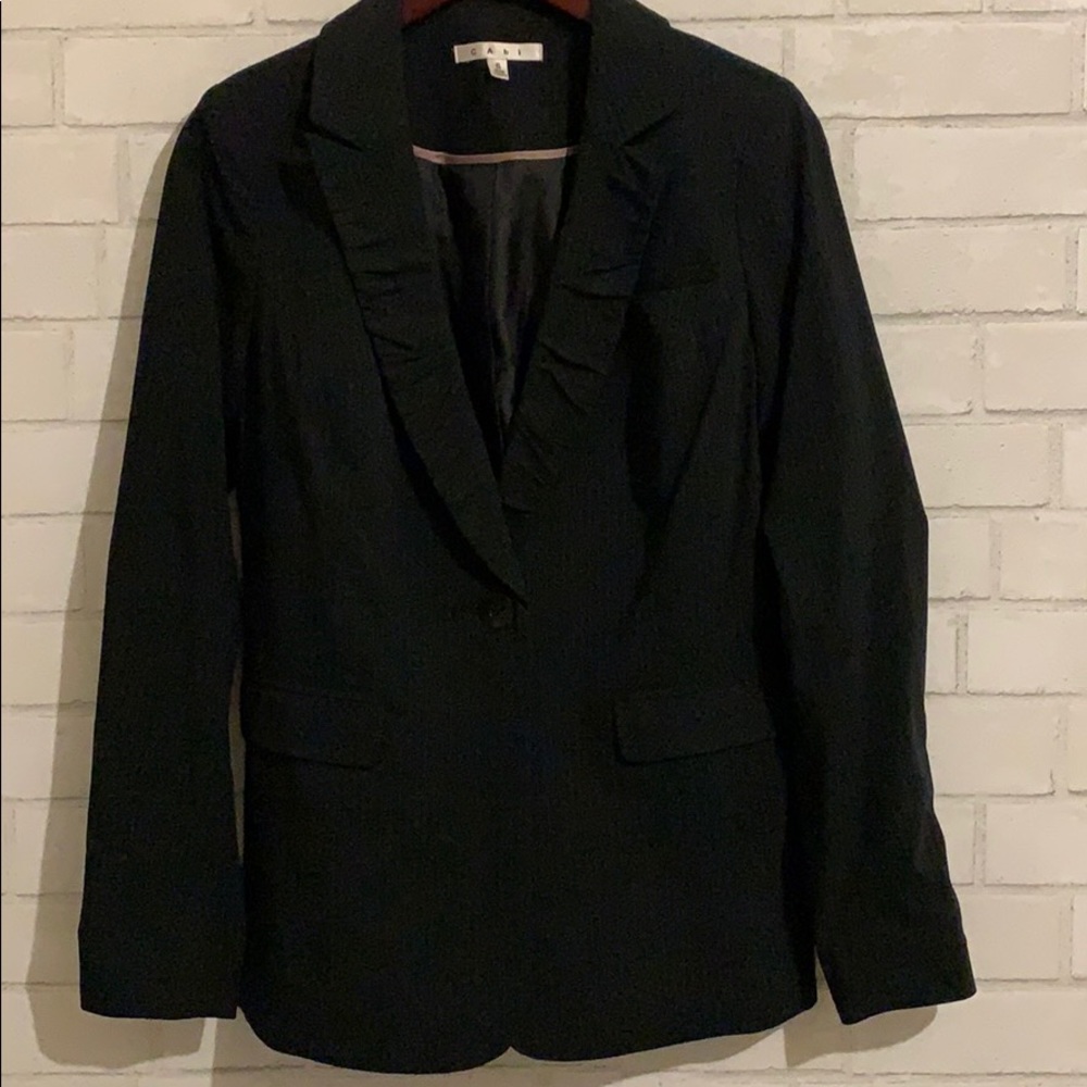 Cabi Pinstriped Fitted Blazer SIze 6 - Picture 5 of 11